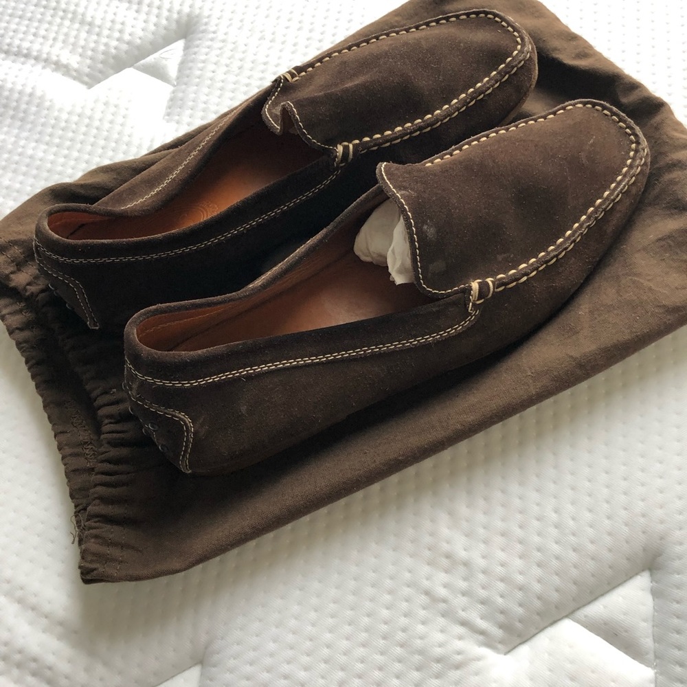 Brown Suede Tod’s Drivers